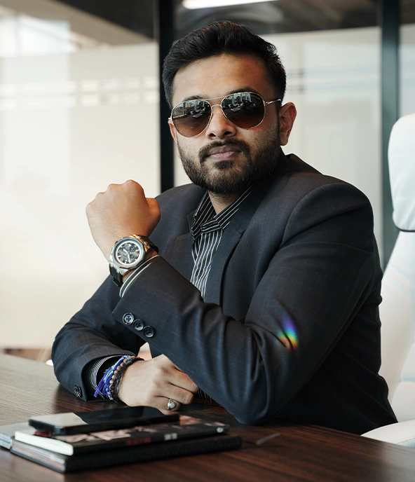 Professional businessman in modern office