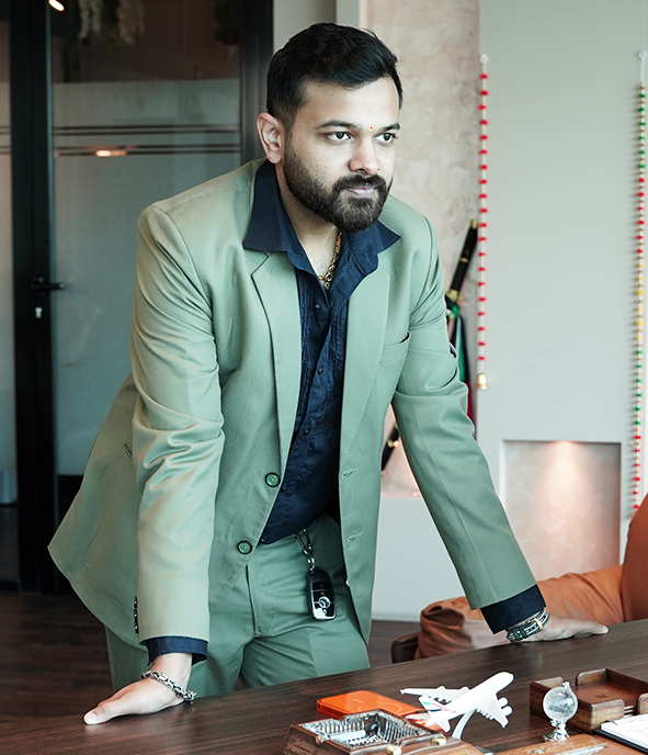 Professional businessman in modern office